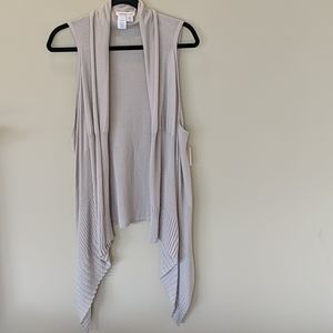 Coldwater Creek ribbed sweater vest